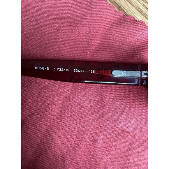 Vintage Chanel Sunglasses Rhinestones Red Made In Italy, Bought In Paris Y2K - Picture 6 of 16